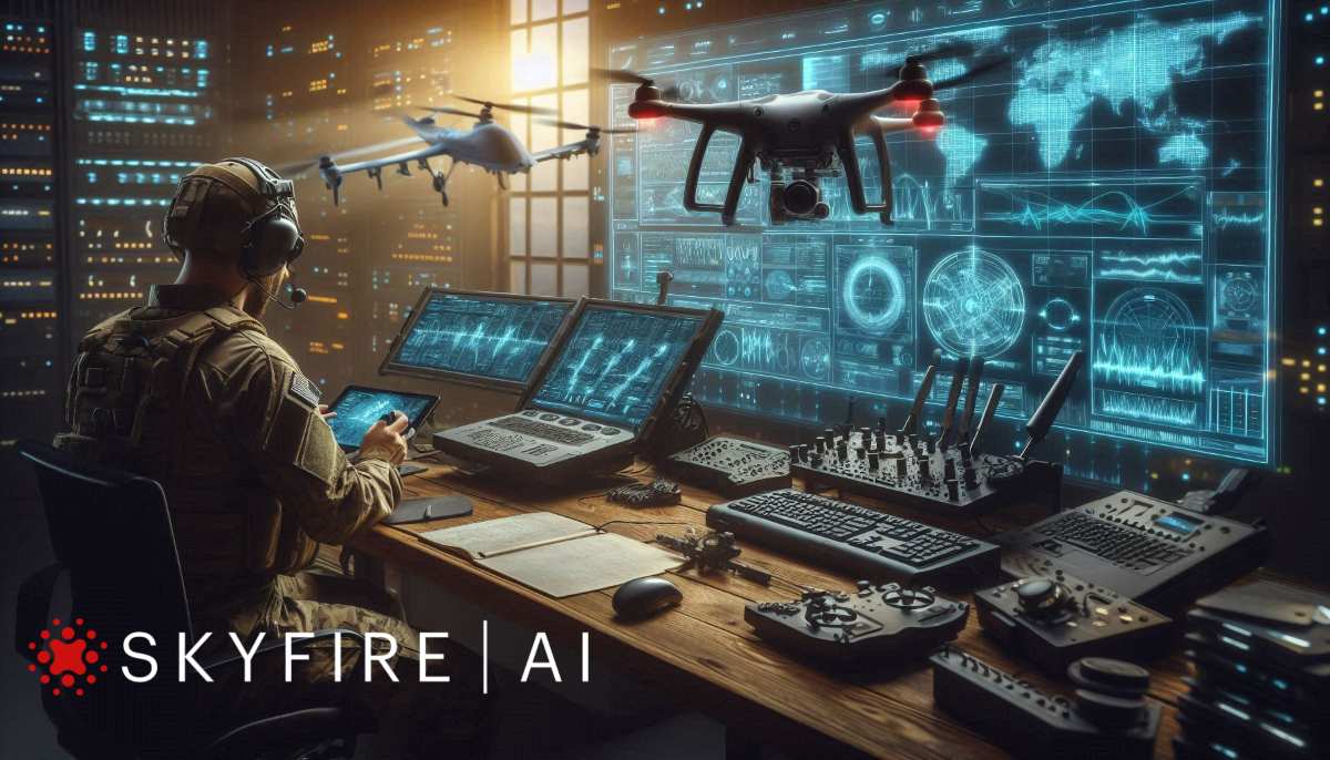 SkyfireAI Command Center autonomous drone seed funding